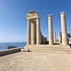 Древний храм Аполлона в Линдос, остров Родос, Греция