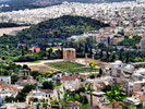 Вид на храм Зевса с Акрополя